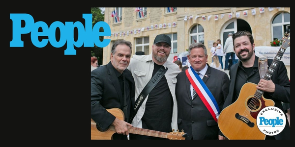 Editorial artwork for Scotty Hasting’s D-Day Anniversary Trip to France