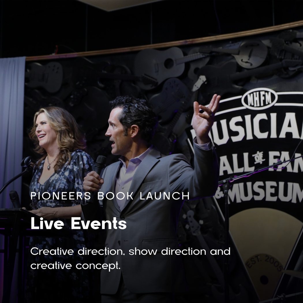 PIONEERS BOOK LAUNCH — Live Events